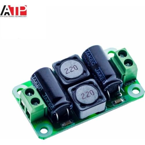 0-50V 4A DC power supply filter board Class D power amplifier Interference suppression board car EMI Industrial control panel