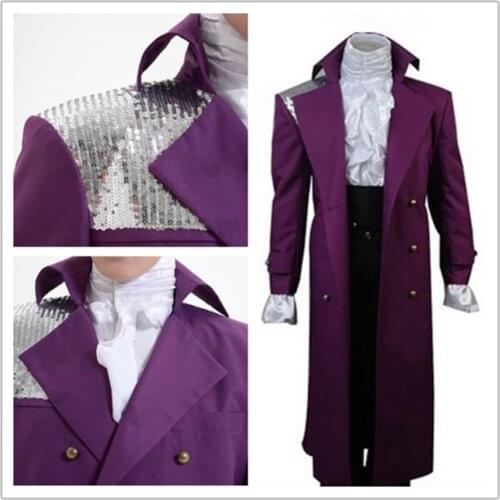 Full set Prince Rogers Nelson Purple Rain Halloween Cosplay Costume Custom made