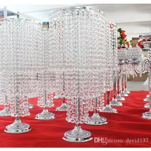 Wedding decoration crystal flower vase for home decor/handmade flower of crystal vase