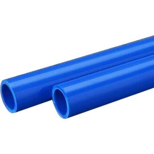 1pcs 63mm Outer Diameter PVC Tube Blue Pipe Hard Duct Hollow Vessel Through Pass Column 100/150/200/300/400/500mm Long