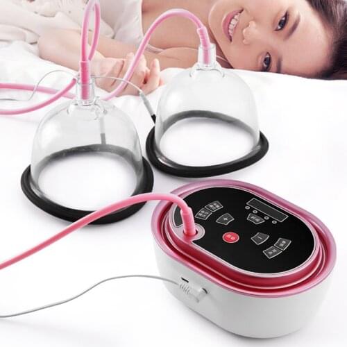 Vacuum Pump Cup Electric Remote Micro-current Control Breast Breast Enhancement Massager Vibration Butt Lifting Device