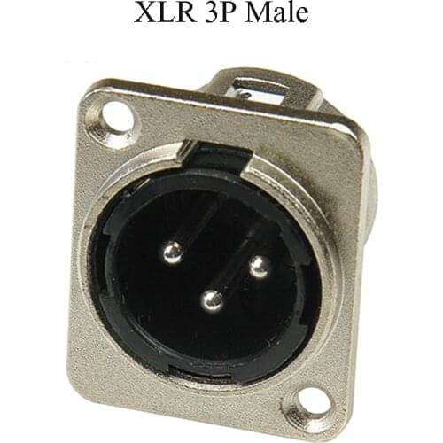 1 PCS High quality XLR 3Pin 5Pin PLUG SOCKET 3P 5P PANEL MALE Female
