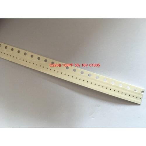 10pcs/lot for iphone 7 7plus C2203 100PF 5% 16V 01005 ROOM=BATTERY_B2B