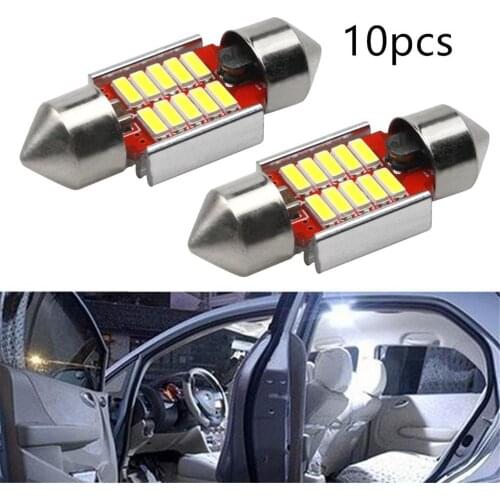 Car Led Reading Light Double Tip Wide-Angle Illumination And High Lumen Strong Penetrating Power Low Heat Generation 10 Pcs