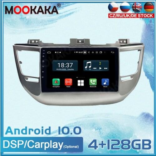 4+128G Android 9.0 For Hyundai IX35 2016-2019 Car Multimedia Player GPS Navigation Audio Stereo Screen Head Unit Auto Radio