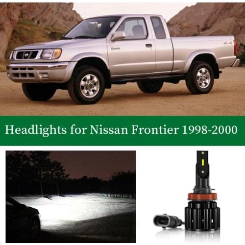 Xlights Car Bulbs For Nissan Frontier 1998 1999 2000 LED Headlight Bulb Low High Beam Canbus Headlamp Lamp Light Accessories
