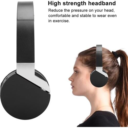 SY-BT606 Wireless Bluetooth Headphone Stereo Surround Noise Reduction Earphone with Audio Cable MIC Sport Headset