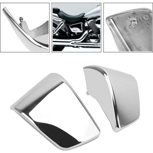 Chrome Battery Side Fairing Cover Plastic For Honda Shadow VT750 VT400 1997-2003