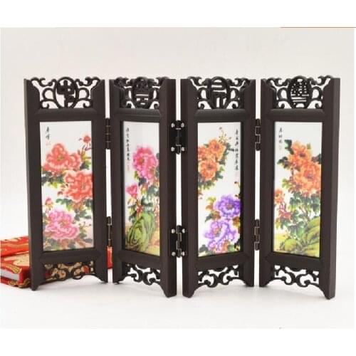 Handicrafts with Chinese characteristics, Zhang Da Qians landscape paintings, small screen ornaments #475