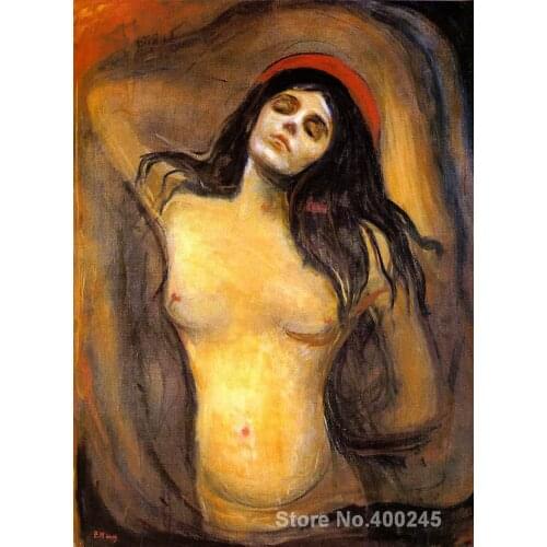 Painting for sale Madonna by Edvard Munch Canvas High quality Hand painted