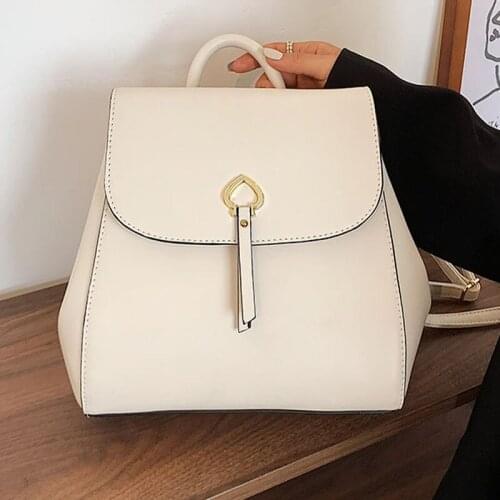 Classic PU Women Backpack High Quality Ladies Leather Bagpack Casual Female Waterproof Rucksack 2021 New Mini Backpacks Mochila