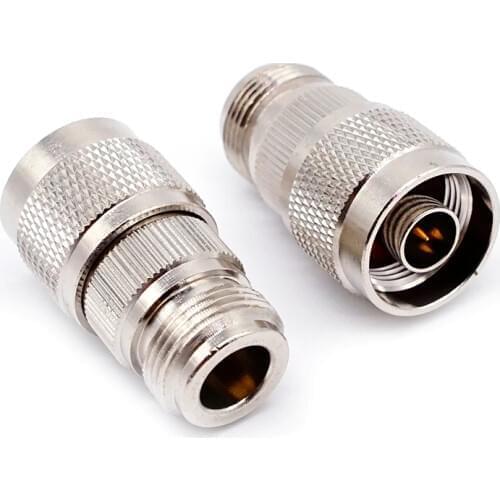 2PCS N Male Plug to N Female Jack RF Coaxial Adapter Connector