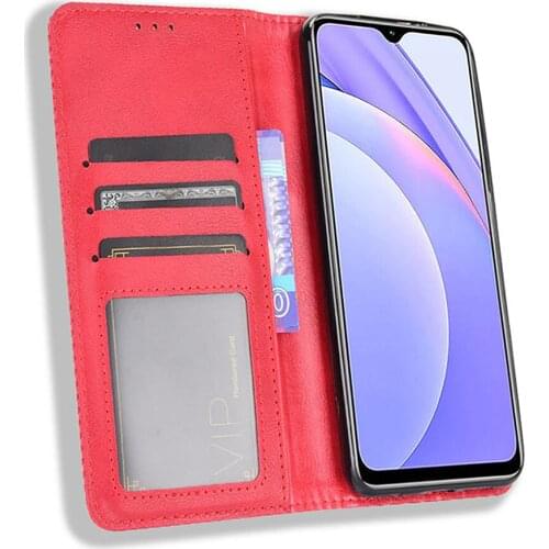 Magnetic Flip Phone Case Cover Wallet Style Protective Sleeve Shell for Redmi 9T Phone Accessorie