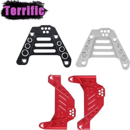 Metal Front and Rear Shock Towers Adjustable Shock Absorbers Mount Upgrade Parts for 1/10 RC Crawler Axial SCX10 III