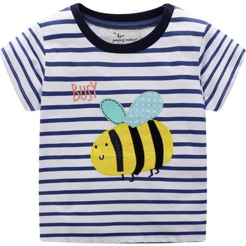 New applique baby boys short sleeves cartoon t shirts with applique a cute cartoon kids top quality summer t shirt hot selling