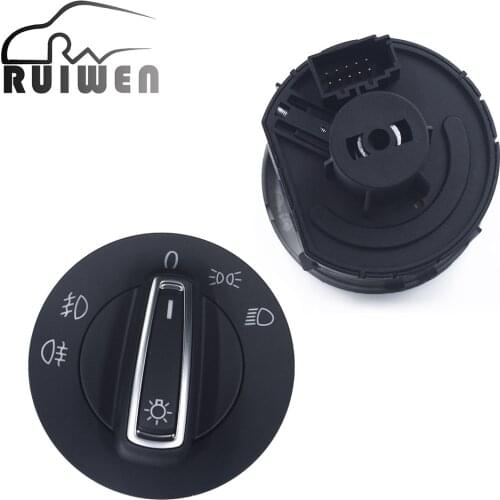 Headlight Head Lamp Switch Konb Light Sensor Module for Skoda Fabia Octavia Rapid 2013-2019 5E0941431F 5E0941431M