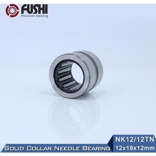 NK12/12TN Bearing 12*19*12 mm ( 5 PC ) Solid Collar Needle Roller Bearings Without Inner Ring NK12/12 TN NK1212 644097 Bearing