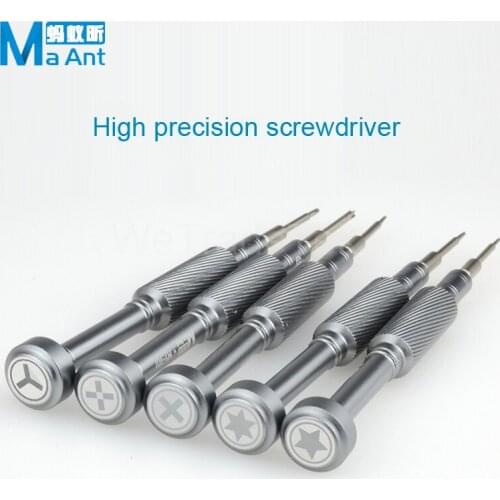 MaAnt MY-901 Precision Screwdriver Anti-rust Y0.6 PH000 Pentalobe 0.8 M2.5 T1 T2 Opening Tools for Phone Repair