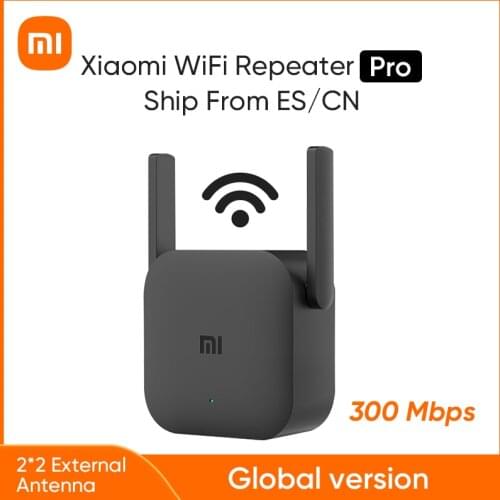 Global Version Xiaomi Mijia WiFi Repeater Pro Amplifier Router 300M 2.4G Repeater Network Mi Wireless Router 2 Antenna Home