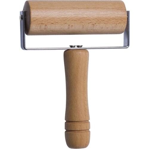 Rolling Pin Ergonomic Handle Wooden Dough Roller Pastry Roller Rolling Pin Baking Cookies Noodle Biscuit Baking Roller