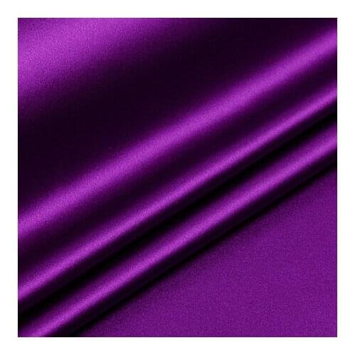 Silk Fabric Cloth Violet High-end Ready-to-wear Silk Silk Satin Garment For The Queen