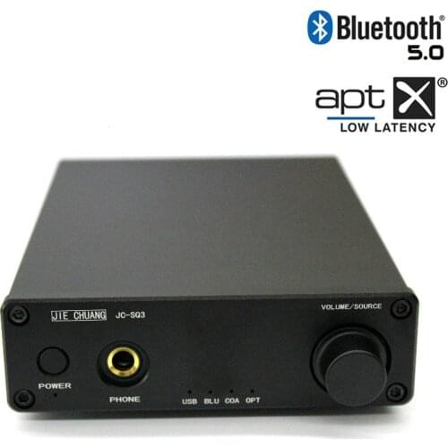 SOTAMIA Bluetooth 5.0 Audio Decoder DAC TPA6120 Headphone Amplifier CSR8670 USB DAC AK4490 Fiber Coaxial Decoding APTX-HD