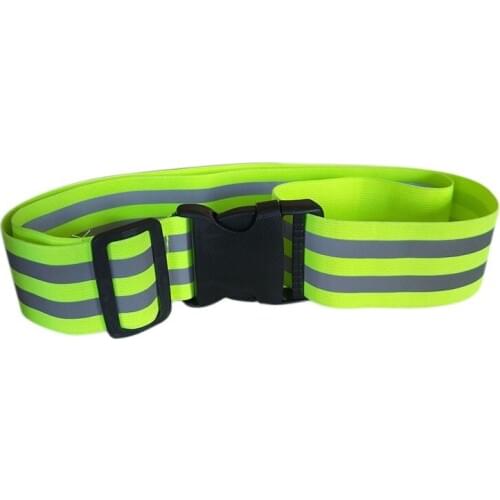 Reflective Waist Belt Cycling High Visibility Reflective Safety Security Belt For Night Running Walking Biking#0224y30
