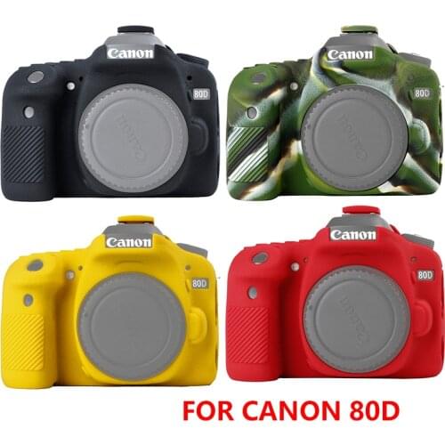 Thicken Antiskid Soft Silicone Rubber Protective Cover camera body for canon EOS 80D Case DSLR Bag