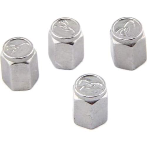 Wheel Tire Tyre Rim Valve Stem Caps Covers Replacement for Car Truck Auto Parts-Grey 4pcs