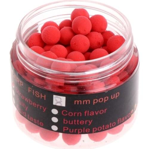 1 Box Carp Bait Floating Fishing Lure Artificial pesca Baits Beads Pops Up Smell Ball