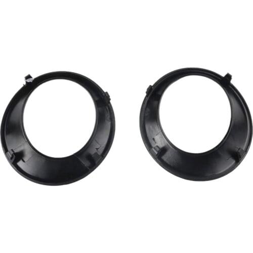 1Pair Left Right Primed Black Fog Light Lamp Trim Driving Light Cover Primed Grill Trims for BMW X3 E83 LCI 2007 2008 2009 2010