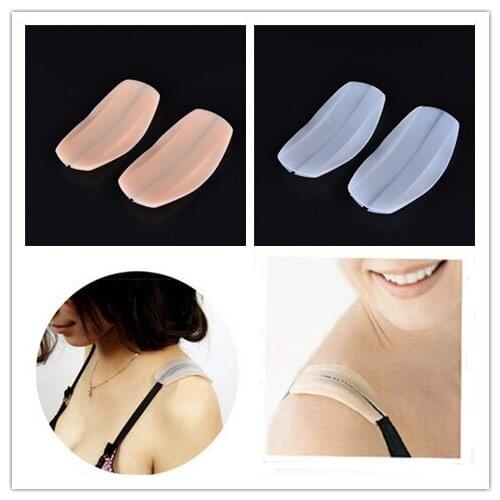 1 Pair Soft Silicone Bra Strap Holder Cushions Bra Pads Cushions Relief Pain Non-Slip Shoulder Strap Cushions Pads Holder New