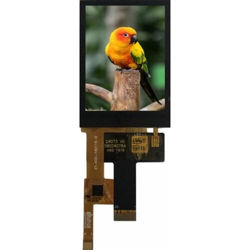 2.4 inch 240*320, JD9852, full viewing angle, sunlight readable,MIPI interface IPS LCD module with capacitive touch panel