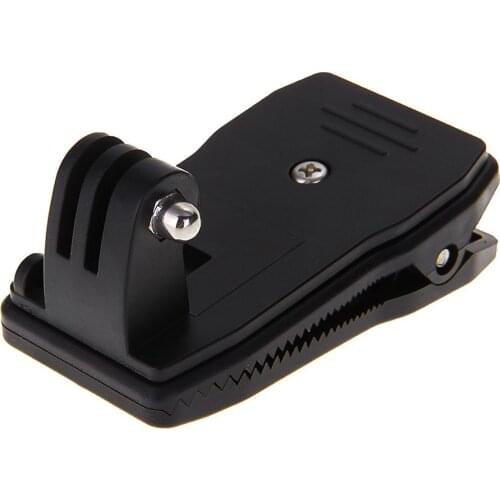 360Rotary Quick Release Backpack Rucksack Hat Clip Clamp Mount for GoPro Hero