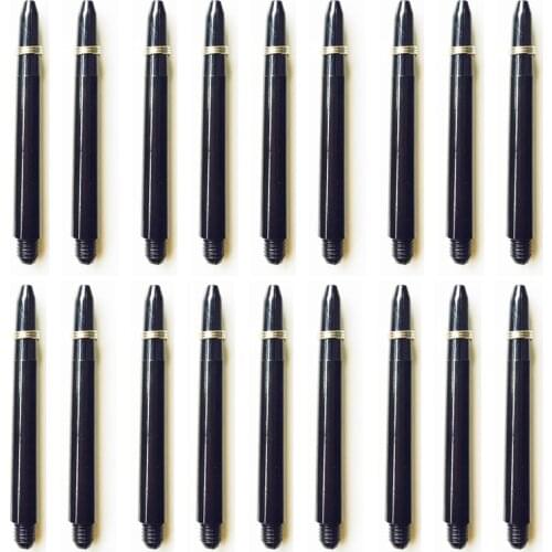 50pcs/Lot 48mm Nylon Dart Shafts Standard 2BA Screw Thread Plastic Darts Rod Stem+Dart Flight Holder Protection Ring Accessories