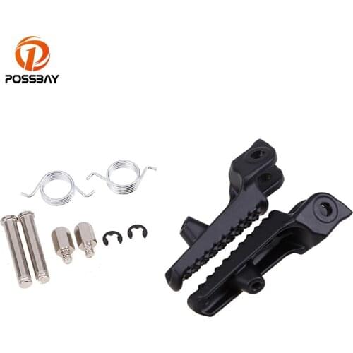 POSSBAY Aluminum Motorcycle Front Rear Foot Foot Rests Scooter Pedals For Honda CBR1000RR 2004 05 06 07 08 09 10 11 12 13 2014
