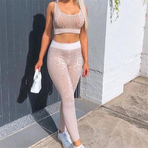 Pad Snake Seamless Women Yoga Set Fitness Clothing High Waist Sports Leggings Gym Push-up Yoga Pant Activewear Yoga Suits