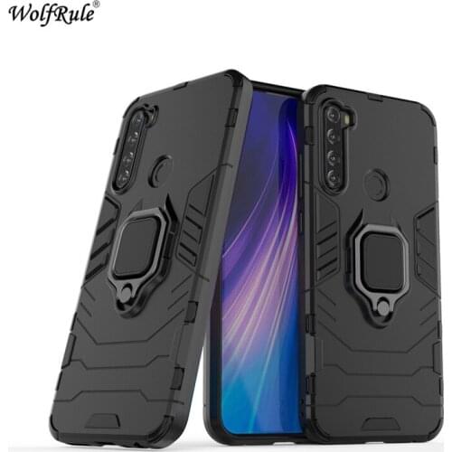 For Xiaomi Redmi Note 8T Case Bumper Redmi Note 8T Ring Holder Armor Hard Back Cover For Xiaomi Redmi Note 8T Phone Case 6.3
