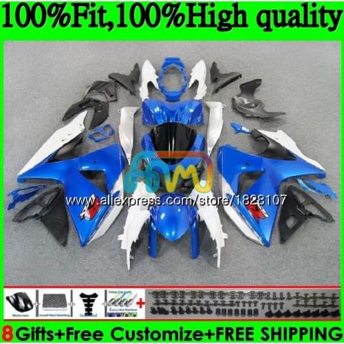 K9 For SUZUKI GSXR-1000 GSXR 1000 09 10 11 12 Light blue hot 13 15 16 44BS.8 GSXR1000 2009 2010 2011 2012 2014 2015 2016 Fairing