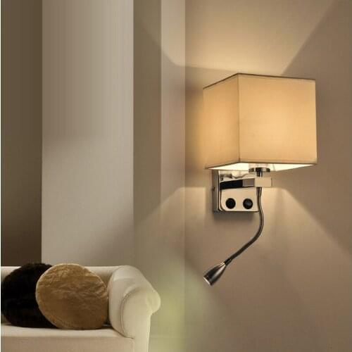 Led sconce Luxury Wall Sconce Lighting European style wall lights mirror front lamp bedside lamps dining room Wall lamp bedroom