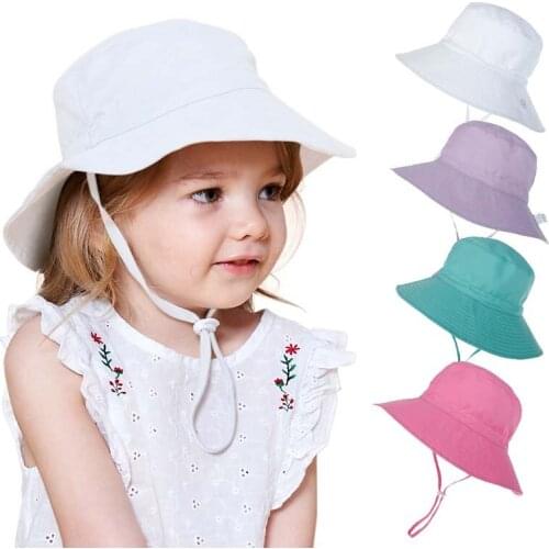 Summer Baby Sun Hat Children Outdoor Neck Ear Cover Anti UV Protection Beach Caps Kids Boy Girl Outdoor Flap Cap For 3-8 Years