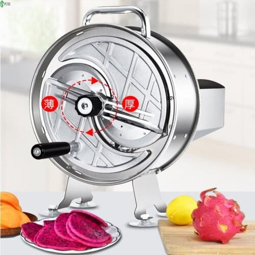 Stainless steel hand-cranked fruit vegetable lemon slicer shredder Commercial multi-purpose cutting machine