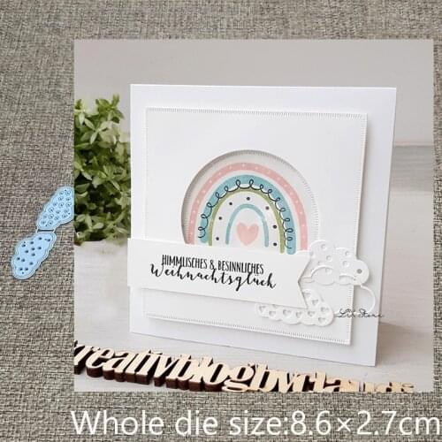 New Design Craft Metal stencil mold Cutting Dies Clouds decoration scrapbook die cuts Album Paper Card Craft Embossing