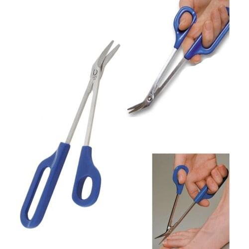 1Pcs Long Reach Easy Toenail Scissor Nail Trimmer Grip Cutter Clipper Manicure Tool Nail Pedicure Nail Care Profession Trim Nail