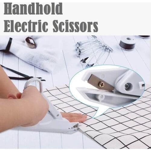 Handhold Electric Scissors For Cutting Fabric Scissors Sewing Fabric Cutter Embroidery Tailor Thread Scissor Tools for Sewing Sh