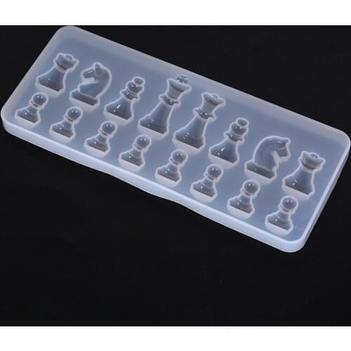Silicone Mold For Resin International Chess Shape Silicone uv Resin DIY Molds