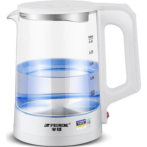 Glass Water Kettle Electric Health Pot Eco Friendly Teapot Water Kettles Brew Samovar Jarra Electrica Utensils Kitchen EH50WK