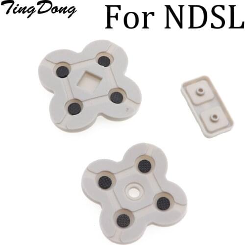 TingDong For DS Lite Conductive Rubber Button Pad Set Replacement Part For NDSL DSL Silicon Buttons