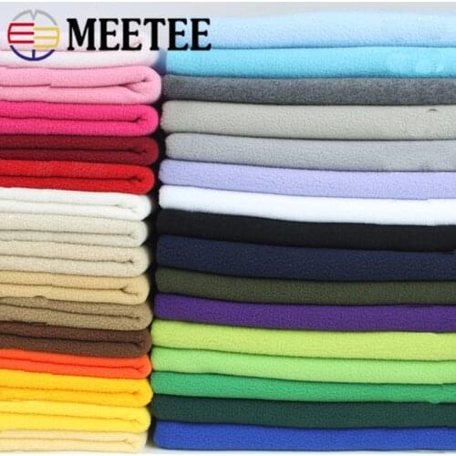 Meetee 100/200cmX160cm Polar Fleece Fabric Short Velvet Doll Sewing Fabric DIY Manual Scrapbooking Hat Clothing Material FA009
