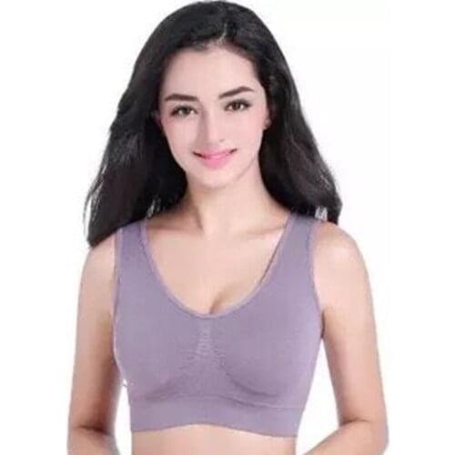 Women Rimless Bras Underwear Wireless Bra Seamless Bra Plus Size white black Khaki